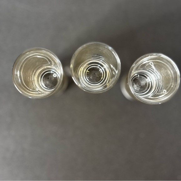 MCM Barware Etched Shot Glasses Gold Leaf - Set of 3 - Picture 3 of 6